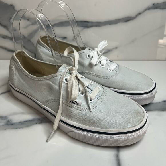 Vans Shoes - Vans | Classic Blue Canvas Off the Wall Skateboard Shoes Men Sz 6 Wm Sz 7.5